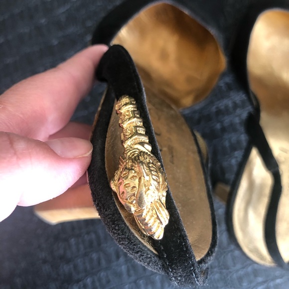 Gucci Shoe High Heel- Black Leather - Picture 3 of 7